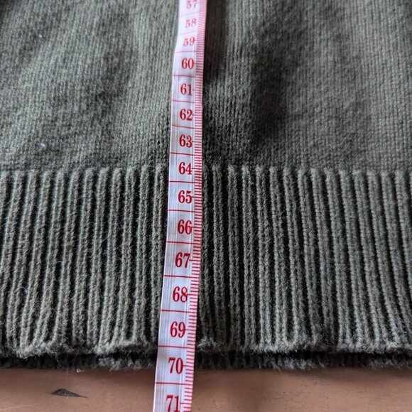 PRODUKT Forest Green Textured Knit Sweater - Size L - Picture 4 of 4